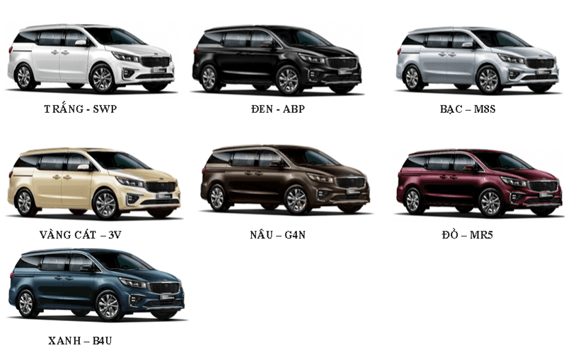 Kia Sedona 2022: Giá xe lăn bánh khuyến mãi, Mua bán xe trả góp mau xe kia sedona 2019 muaxegiatot vn Kia Sedona 2022: Giá xe lăn bánh khuyến mãi, Mua bán xe trả góp