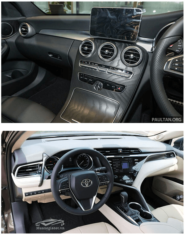 c200 2019 va toyota camry 2019 25q muaxenhanh vn 6 So sánh Mercedes C200 và Toyota Camry 2.5Q
