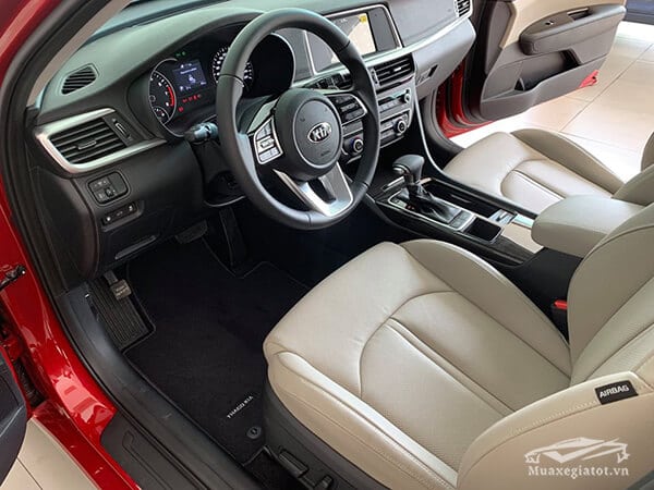 ghe da mau kem kia optima 2019 2020 muaxegiatot vn 37 Đánh giá xe KIA Optima 2022, có nên mua?