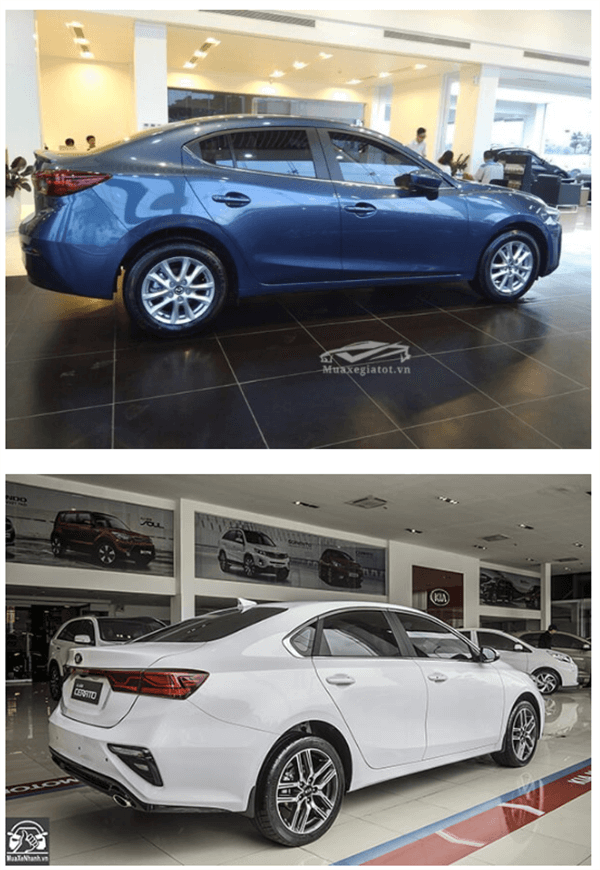 ss cerato 16at va mazda 3 15at muaxegiatot vn 2 So sánh Kia K3 1.6 và Mazda 3 1.5AT : Ngang tài ngang sức
