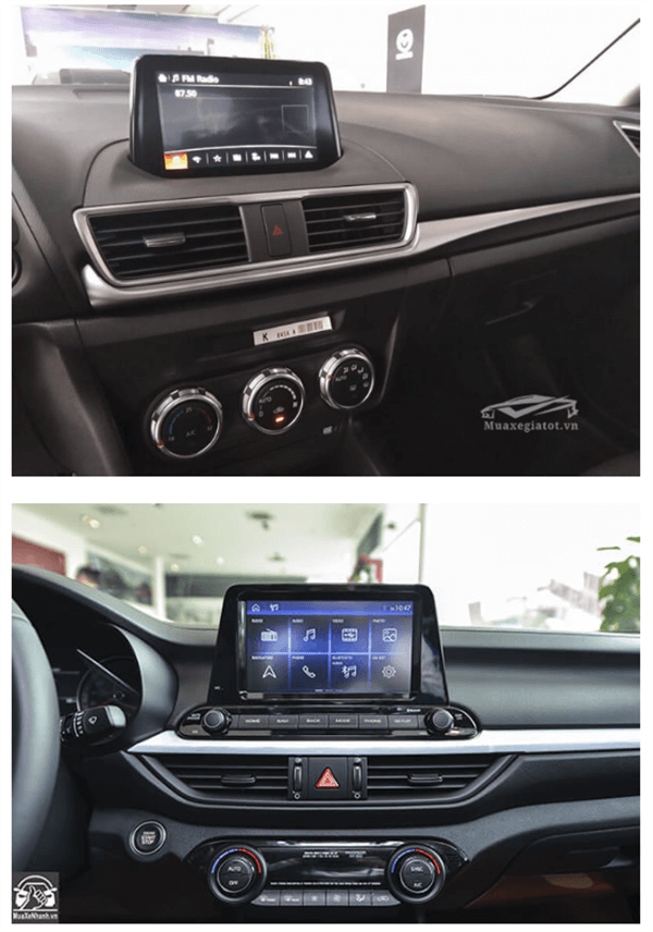 ss cerato 16at va mazda 3 15at muaxegiatot vn 5 So sánh Kia K3 1.6 và Mazda 3 1.5AT : Ngang tài ngang sức