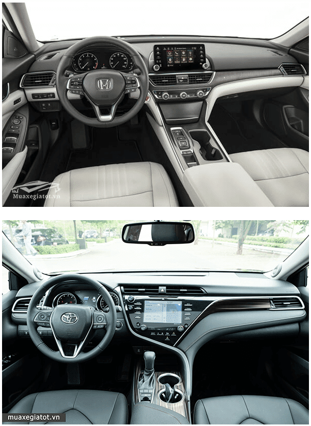 toyota camry 2019 va honda accord 2019 muaxebanxe com 5 So sánh Camry 2.5Q và Accord 2.4AT nhập khẩu Thái lan