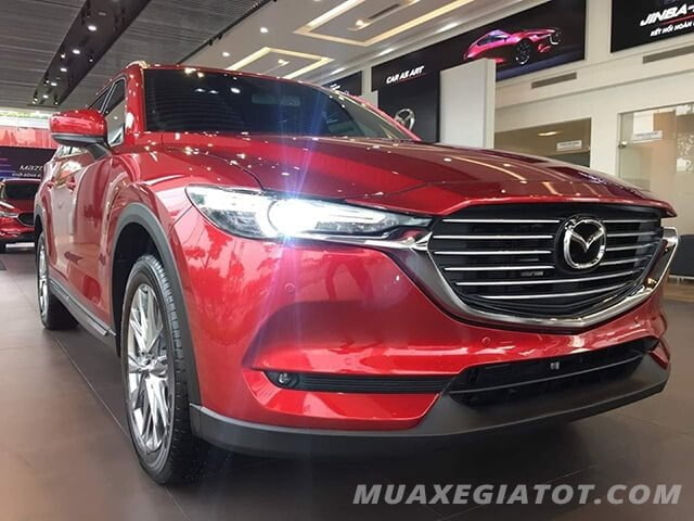 den xe mazda cx8 luxury 2019 2020 mau do truecar vn So sánh xe 5 chỗ Mazda CX-5 và 7 chỗ CX8 2022