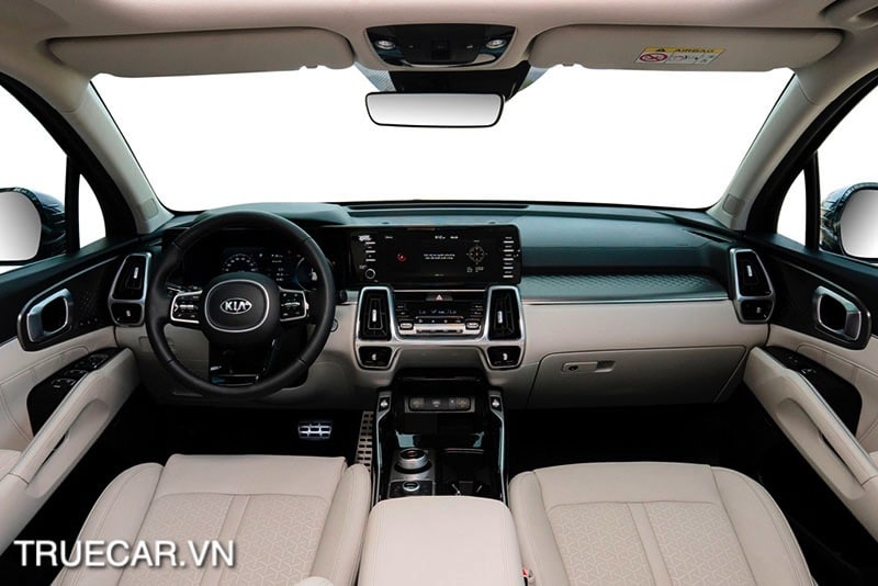KIA Sorento 2025: Giá xe lăn bánh khuyến mãi, Mua bán xe trả góp noi that xe kia sorento 2021 the he moi truecar vn 1 KIA Sorento 2025: Giá xe lăn bánh khuyến mãi, Mua bán xe trả góp