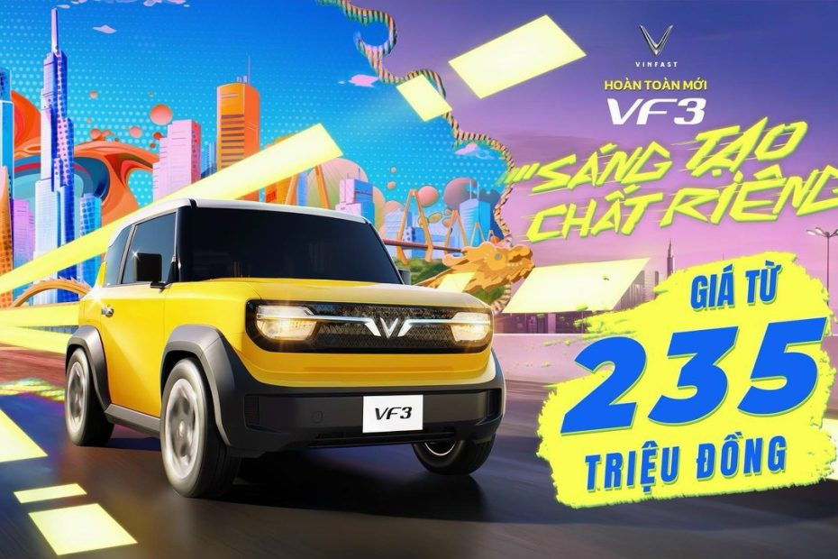 Vinfast VF3 2024: Giá xe lăn bánh KM, Mua xe trả góp