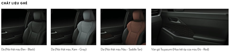 chat lieu ghe lexus gx 550 2024 - Lexus GX 550