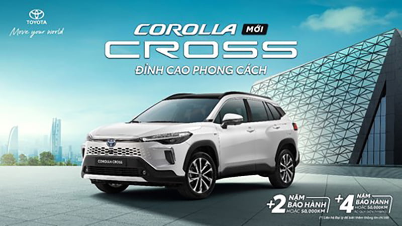 Giá xe Cross trả góp 2025 – Ưu đãi & Trả góp tại Hà Nội Mua Toyota Corolla Cross trả góp