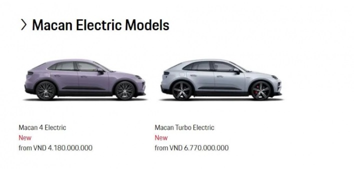 Porsche Macan EV 2025: Giá khuyến mãi, Thông số chi tiết porsche macan ev 2025 gia khuyen mai thong so chi tiet Porsche Macan EV 2025: Giá khuyến mãi, Thông số chi tiết